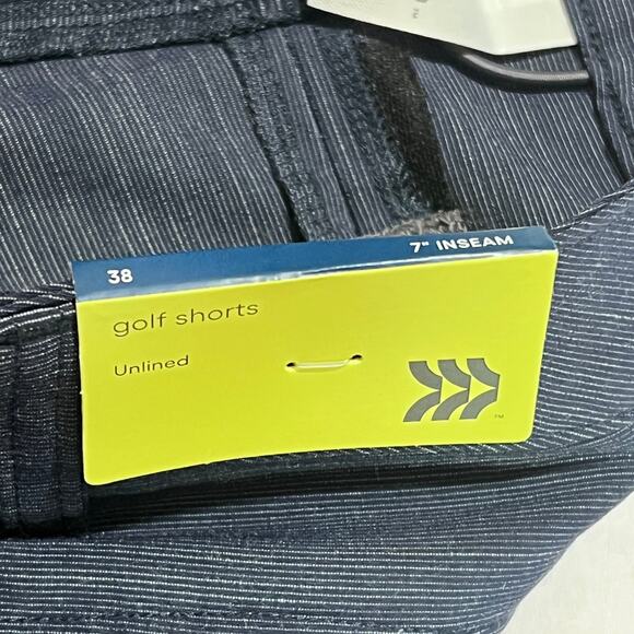 All in Motion Golf Shorts 38 Men’s Blue Soft Stretch 7” Inseam Unlined NWT - Picture 5 of 9